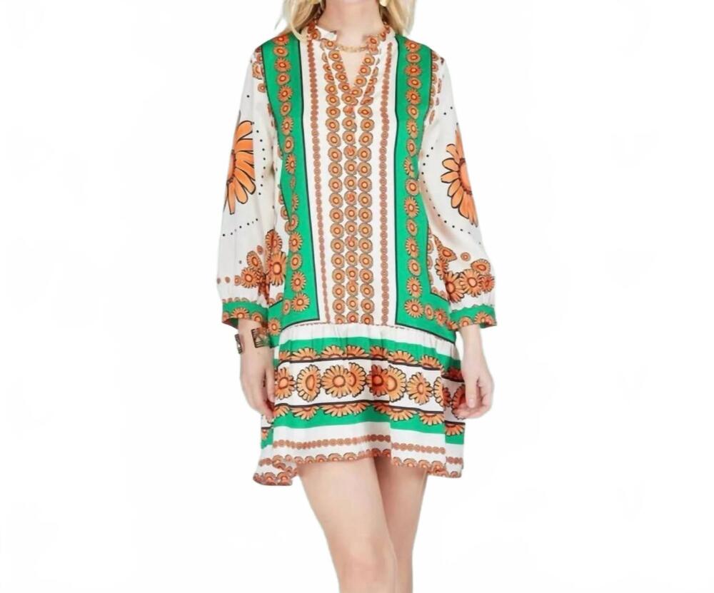 NEW JOY JOY the hélène scarf dress in sunflower